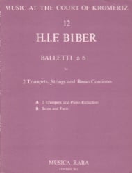 Balletti a 6 - Trumpet Duet, Strings, and Basso Continuo