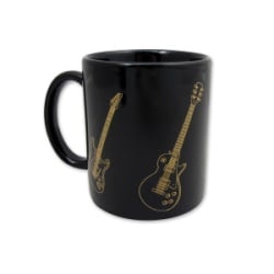 Guitar Mug Black and Gold