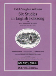 6 Studies in English Folksong - Transposed Version