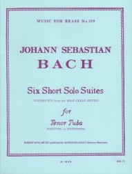 6 Short Solo Suites - Tuba (or Baritone/Euphonium)