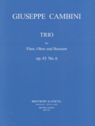 Trio, Op. 45, No. 6 - Flute, Oboe, and Bassoon