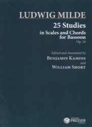 25 Studies in Scales and Chords, Op. 24 - Bassoon