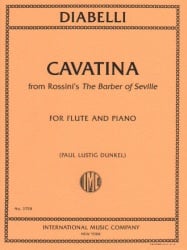 Cavatina from Rossini's Barber of Seville - Flute and Piano