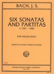 6 Sonatas and Partitas, S. 1001-1006 - Violin Unaccompanied