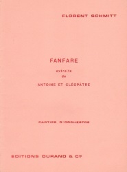 Fanfare from Antoine et Cleopatre - Brass and Percussion (Parts)