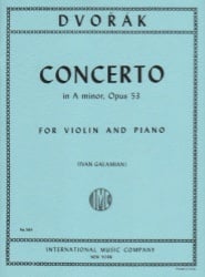 Concerto in A Minor, Op. 53 - Violin and Piano