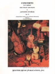 Concerto in A Minor, Op. 53 - Violin and Piano