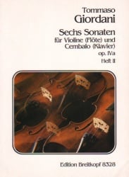 6 Sonatas, Op. 4a, Volume 2 - Violin (or Flute) and Piano