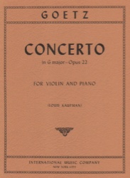 Concerto in G Major, Op. 22 - Violin and Piano
