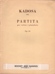 Partita, Op. 14 - Violin and Piano