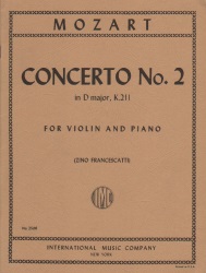 Concerto No. 2 in D Major - Violin and Piano
