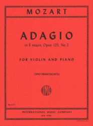 Adagio in E Major, K. 261 - Violin and Piano