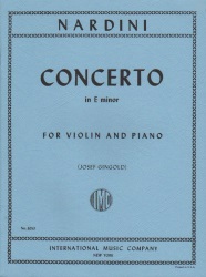 Concerto in E Minor - Violin and Piano