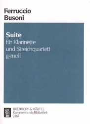 Suite in G Minor, Verz. 176 - Clarinet and String Quartet