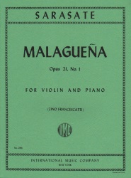 Spanish Dance "Malaguena," Op. 21, No. 1 - Violin and Piano