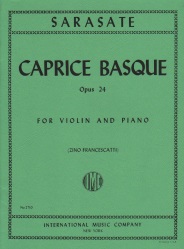 Caprice Basque, Op. 24 - Violin and Piano