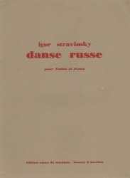 Danse Russe from Petrushka - Violin and Piano