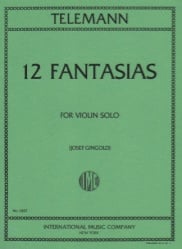 12 Fantasias - Violin Unaccompanied