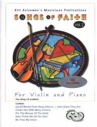 Songs of Faith, Volume 2 (Book/CD) - Violin and Piano