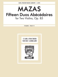 Fifteen Duos Abecedaires, Op. 85 (Complete) - Violin Duet