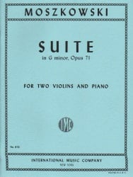 Suite in G Minor, Op. 71 - Violin Duet and Piano