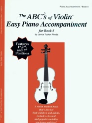 ABC's of Violin, Book 5 - Easy Piano Accompaniment