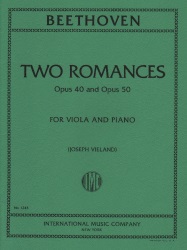 2 Romances, Opp. 40 and 50 - Viola and Piano
