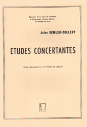 Etudes Concertantes - Alto Sax and Piano