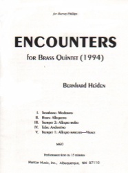 Encounters - Brass Quintet