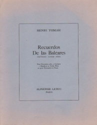 Recuerdos de las Baleares - Version 2 for Percussion and Other Instruments