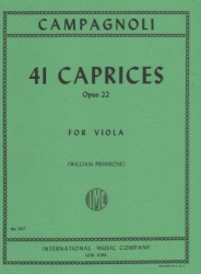 41 Caprices, Op. 22 - Viola