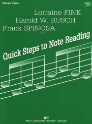 Quick Steps to Note Reading, Volume 3 - Cello
