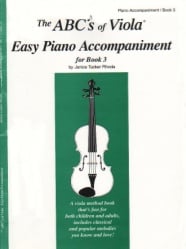ABC's of Viola, Book 3 - Easy Piano Accompaniment