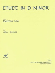 Etude in D Minor - Marimba Solo