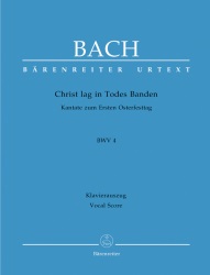 Cantata No. 4 Christ Lag in Todes Banden - Vocal Score