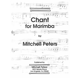 Chant for Marimba - Marimba Solo