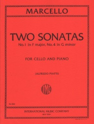 2 Sonatas (Nos. 1 and 4) - Cello and Piano