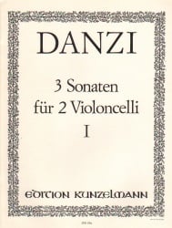 3 Sonatas for 2 Violoncellos, Volume 1 - Cello Duet