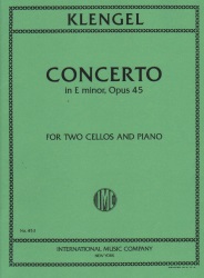 Concerto in E Minor, Op. 45 - Cello Duet and Piano