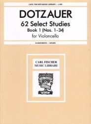 62 Select Studies, Book 1 (Nos. 1-34) - Cello Study