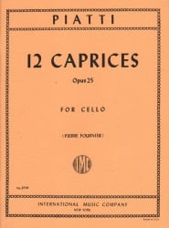 12 Caprices, Op. 25 - Cello