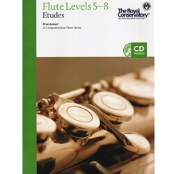 Royal Conservatory Flute Etudes: Levels 5-8 (Book and CD)