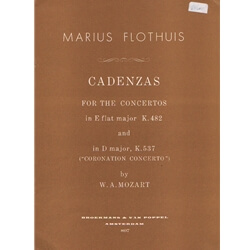 Cadenzas for the Concertos K. 482 and K. 537 - Piano
