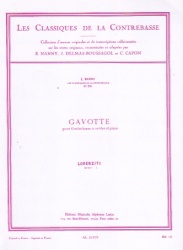 Gavotte - String Bass and Piano