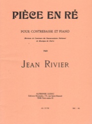Piece en Re - String Bass and Piano