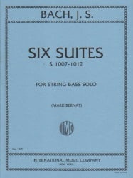 6 Suites, BWV 1007-1012 - String Bass Unaccompanied