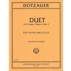 Duet in G major, Op. 4 No. 2 - Violin and Cello Duet