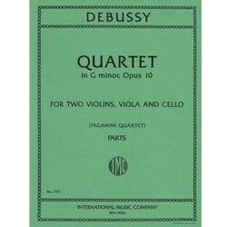 Quartet in G minor, Op.10 - String Quartet (Set of Parts)