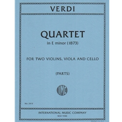 Quartet in E minor - String Quartet (Set of Parts)