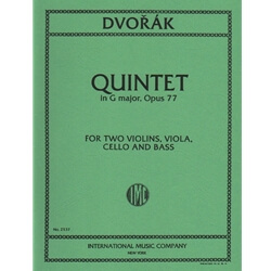 Quintet in G major, Op. 77 - String Quintet (Set of Parts)